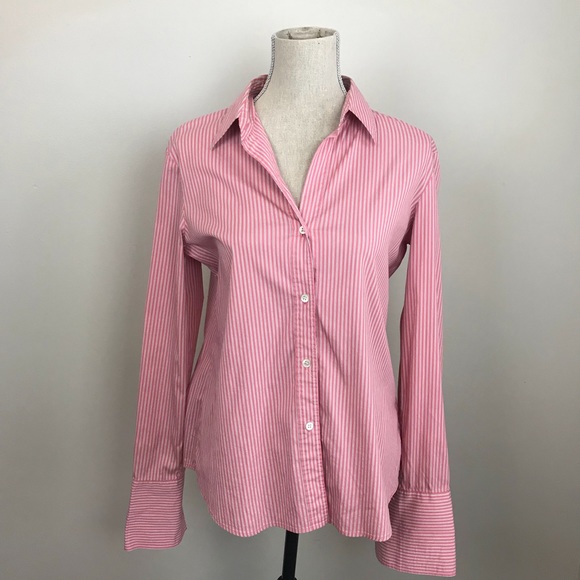 ❌❤️ Theory | Stripe Button down dress shirt - Picture 1 of 8